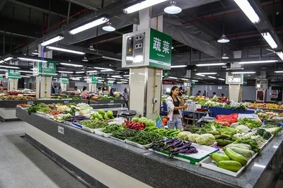 镇海新城菜市场开业啦!配有地下停车库,还能扫码支付