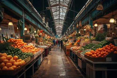 菜市场生鲜蔬菜市场摄影图 摄影图