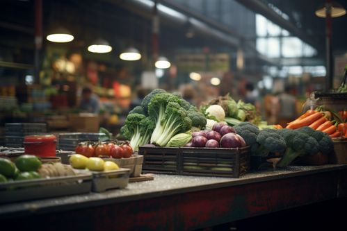 生鲜市场菜市场生鲜蔬菜市场摄影图 摄影图